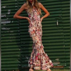 V Chapman Geranium Dress in Garden Rose